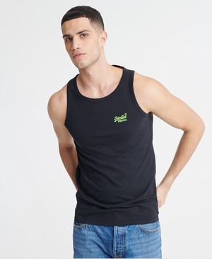 Superdry Neon Lite Férfi Mellény Fekete | TCNMB5172